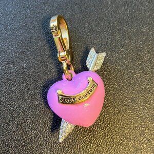 Juicy Couture Pink Lovestruck Heart Charm